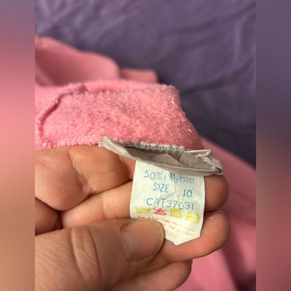 Vintage jumpsuit pink and white size 10 Sears Fashion - Picture 7 of 7